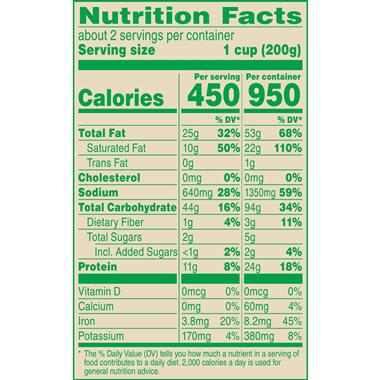 fireside pies nutritional information