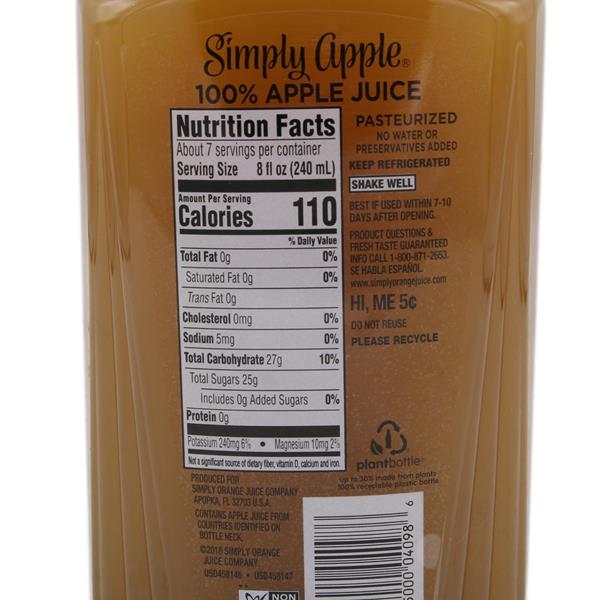 Simply Apple Juice Pure Pressed 2025