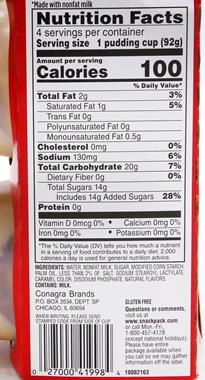 30 Snack Pack Pudding Nutrition Label - Label Design Ideas ...