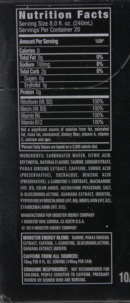 Monster Energy Zero Sugar 10pk Hy Vee Aisles Online Grocery Shopping