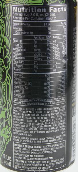 Monster Coffee Drinks Nutrition : The Best Healthy Energy Drinks In ...