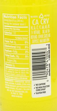 jarritos pineapple carbonated benzoate citric