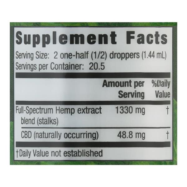 Irwin Naturals 1000 mg Peppermint Flavor CBD Oil | Hy-Vee