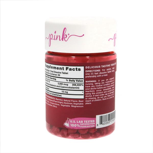 Pink Get Up & Go B12 + L-Carnitine, Mixed Berry Fast Dissolve Tabs | Hy-Vee  Aisles Online Grocery Shopping