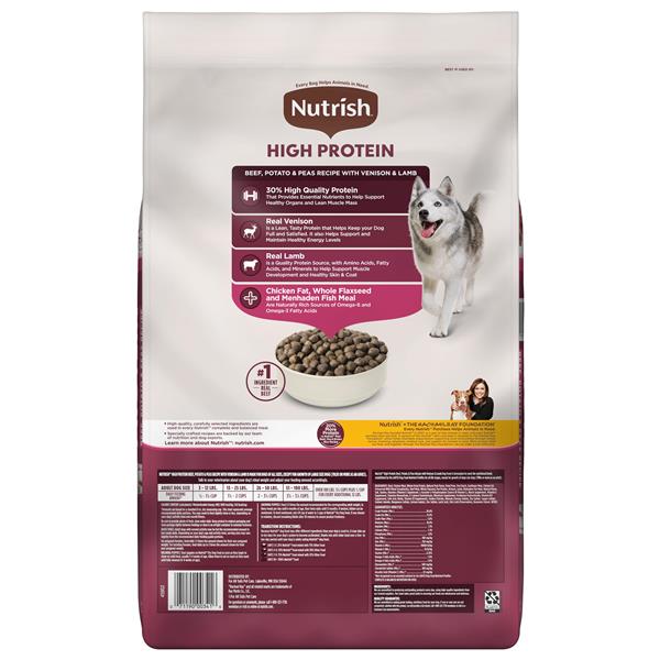 Nutrish High Protein Real Beef, Potato Peas Flavor Recipe with