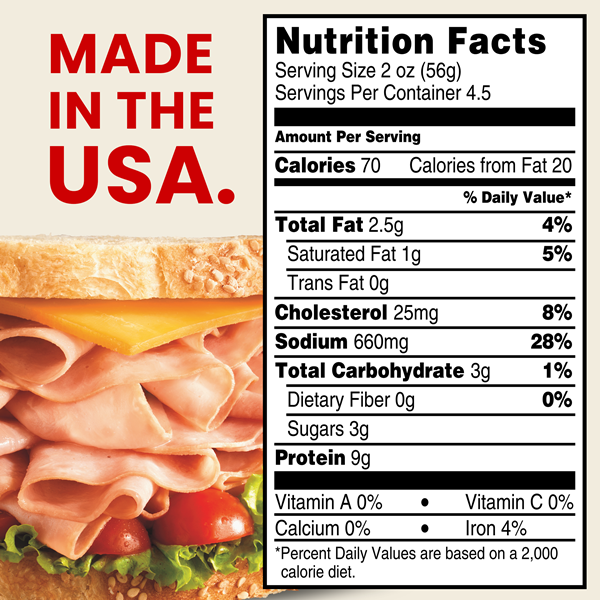 hamページ Hillshire Farm Ultra Thin Sliced Brown Sugar Ham Sandwich