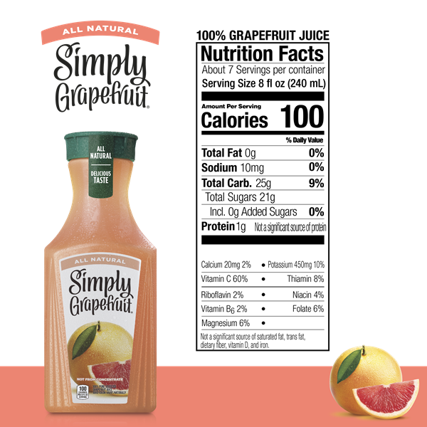 Simply Grapefruit Juice Hy-Vee Aisles Online Grocery Shopping