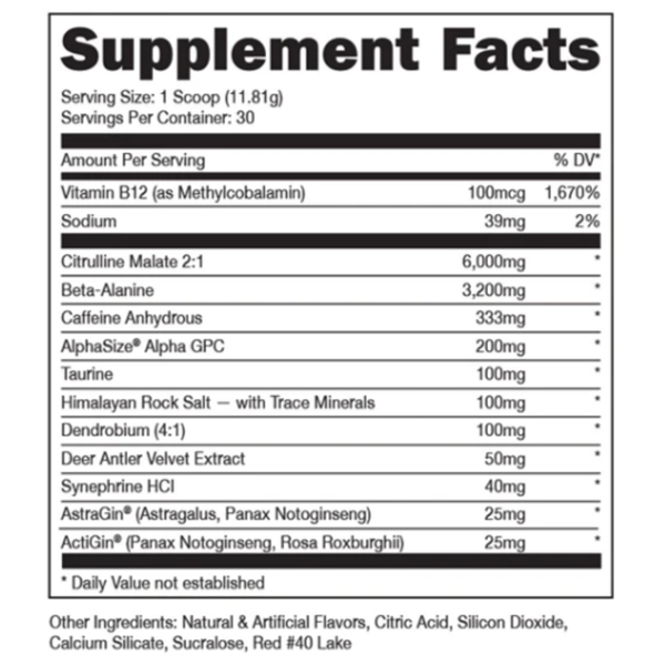 woke af blood raz flavor Woke AF Pre Workout – NutriCartel
